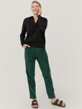 Pact Organic Cotton Corduroy Pants, Emerald Green, Medium 💚